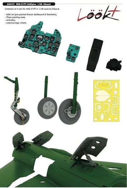 Eduard Accessories 644101 - 1:48 Mig-21Pf LööKplus 1/48 For Eduard - Neu-image