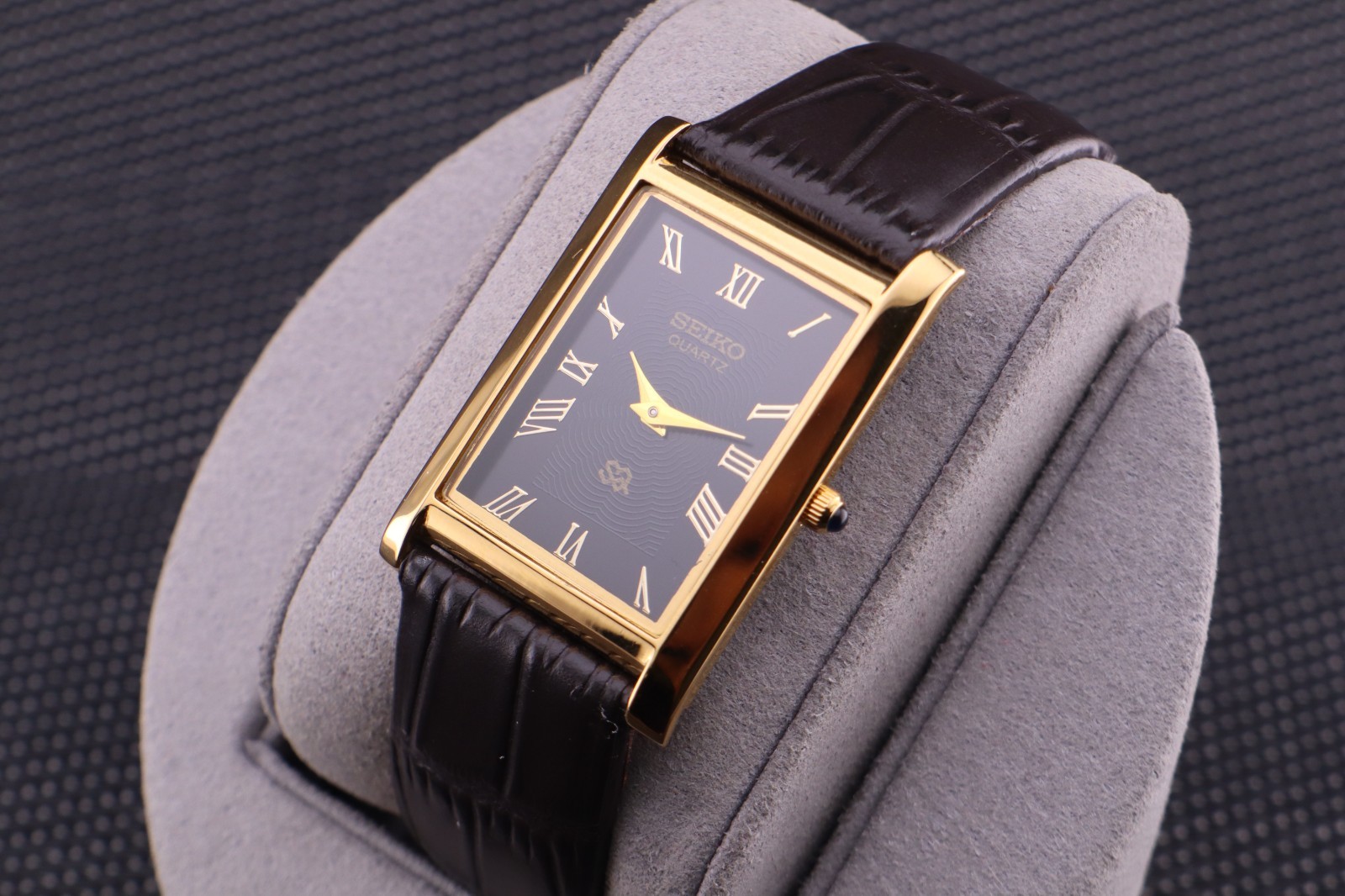 Vintage Refurbished  Seiko Slim Tank Watch Japan Quartz Men’s Wristwatch  Watch