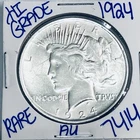 1924 SILVER PEACE DOLLAR AUTHENTIC HI GRADE U.S. MINT COIN FREE SHIPPING 7414