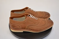Allen Edmonds X Brooks Brothers Wingtip Brogue Oxfords Brown Leather 10 D Vibram