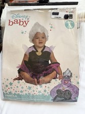 Kids Disney The Little Mermaid Ursula Infant Costume Size 6-12 Months