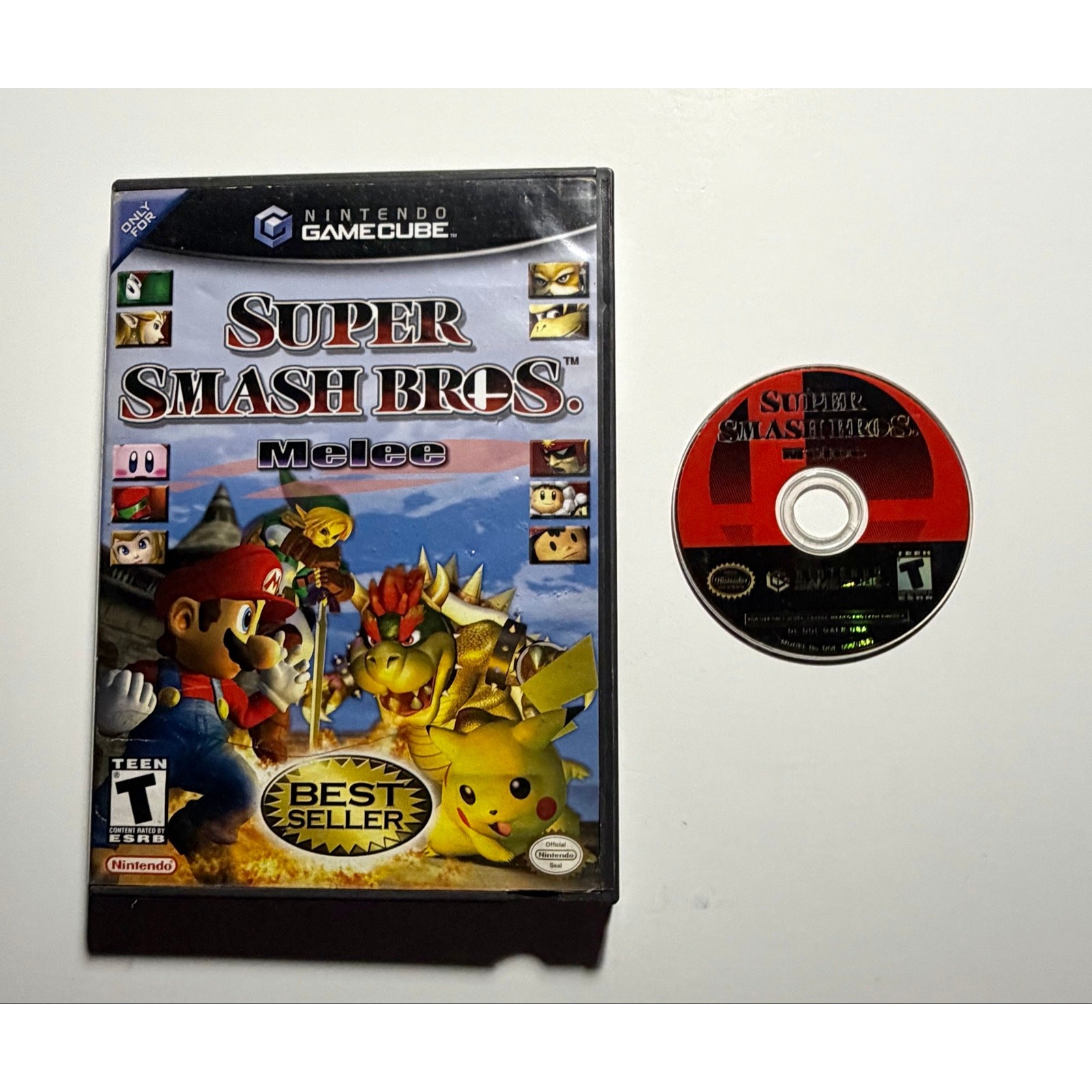 Super Smash Bros Melee (Nintendo Gamecube)No manual Works🔥