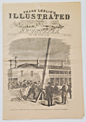 Original Issue of Frank Leslie's Illustrated Newspaper Dated January 19, 1861