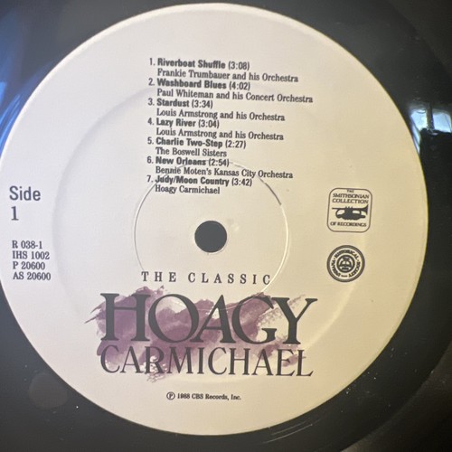BOX SET 4 LP + Booklet SMITHSONIAN Classic Hoagy Carmichael 1988 ULTRASONIC CLN! - Imagen 8 de 22