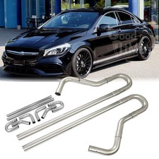 8pcs 2.5 Tubing Mandrel Exhaust Pipe Straight U-bend For Mercedes Benz Cla Amg 8pcs 2.5 Tubing Mandrel Exhaust Pipe Straight U-bend For Mercedes Benz Cla Amg