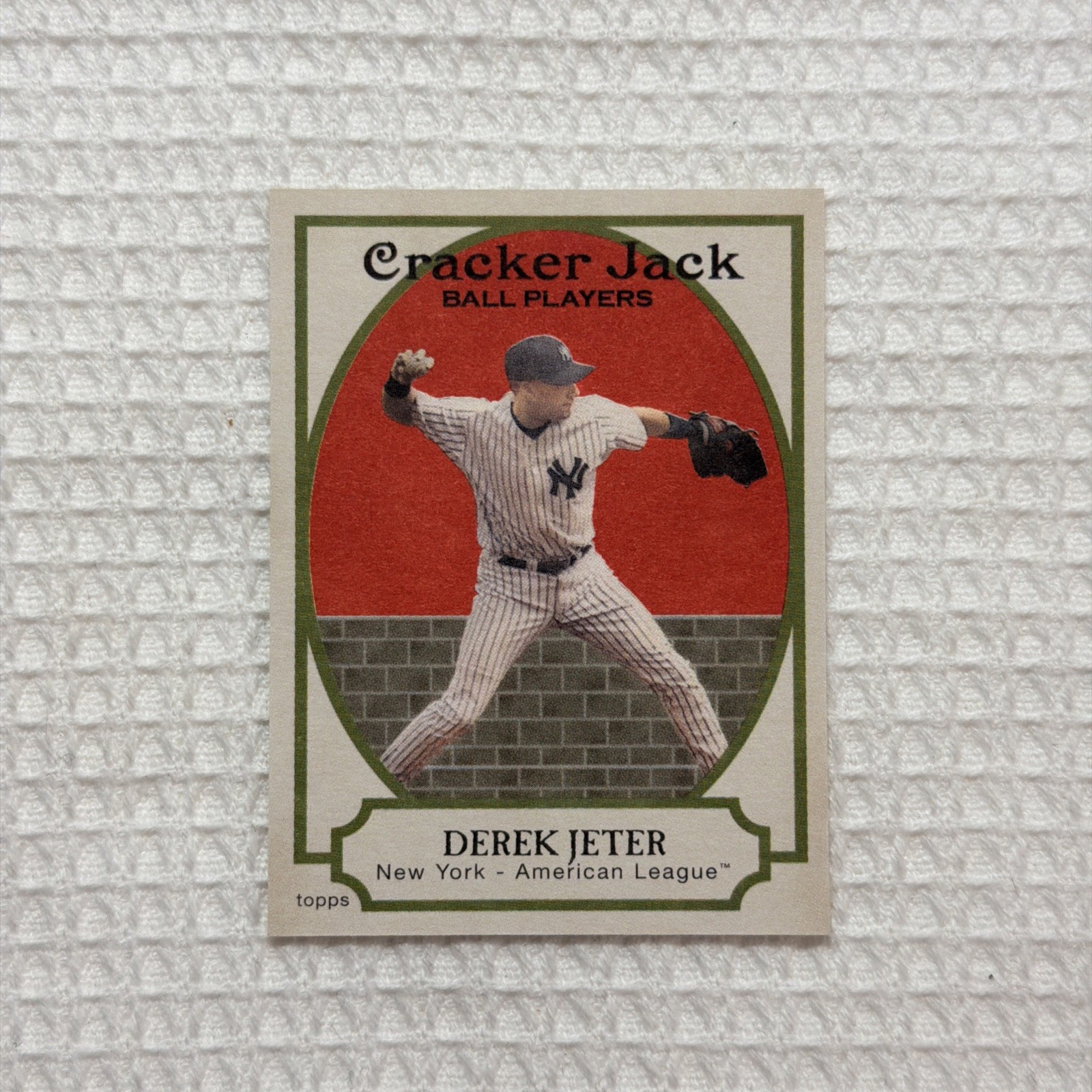 2005 Topps Cracker Jack #175 Derek Jeter BASEBALL New York Yankees HOF