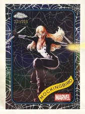 Topps Marvel Chrome 2025 Card No. 37 Mockingbird Spider-Web Refractor 271/399 SP