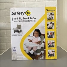 Safety 1st 5-in-1 Convertible Booster Seat, Wipeable, Removable Parts