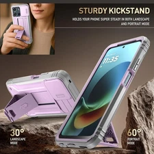Poetic For Moto G Play 2026 / Moto G 5G 2026 Case With Kickstand Cover Purple