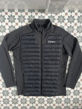 Berghaus Men's Hottar Hybrid Jacket Hydroloft Padded Insulated - XL - Black