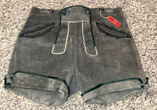Vintage Suede Leather LEDERHOSEN Shorts German Octoberfest 30 inch waist