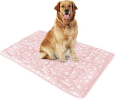 Dog Crate Mat 42" X 28" , Soft Dog Bed Mat with Cute Prints, Personalized Dog C
