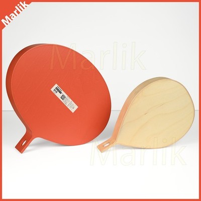Set of 2, IKEA Ommjange Decorative Tray, Drop Shaped, Orange