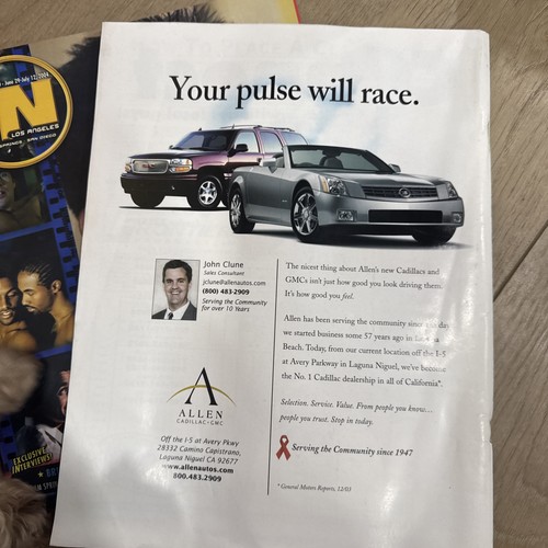 SF FRONTIERS NEWSMAGAZINE Gay Interest Nude Male Playgirl 2004 Vintage Colt Buff - Foto 3 di 4