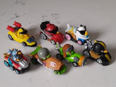 Angry Birds Go! Bundle Rovio Go-Cart 7 Piece Vehicle Racers Rare Telepods Cars 