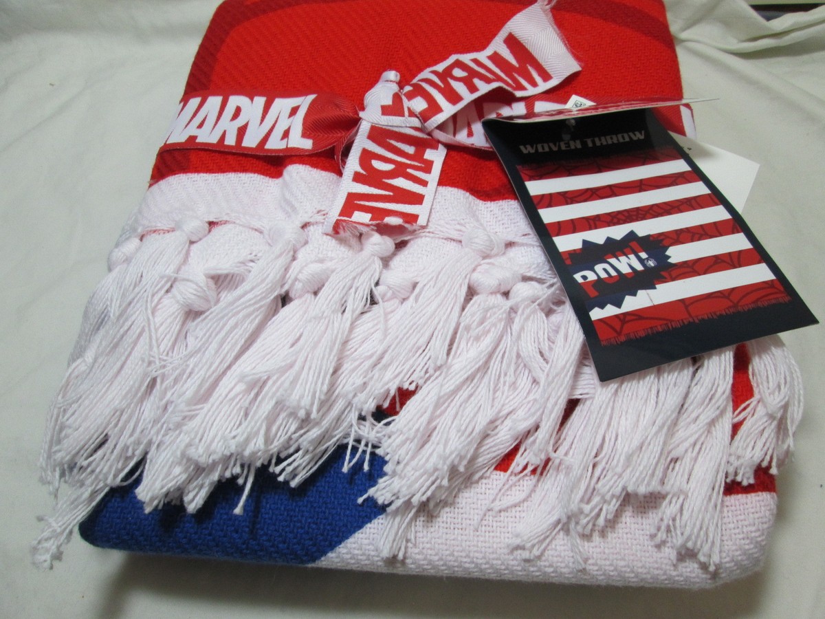 New Marvel Spider-Man Woven Throw 50