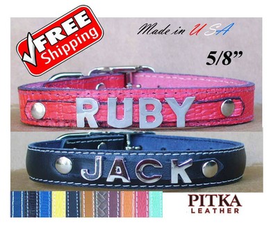 dog belts with name