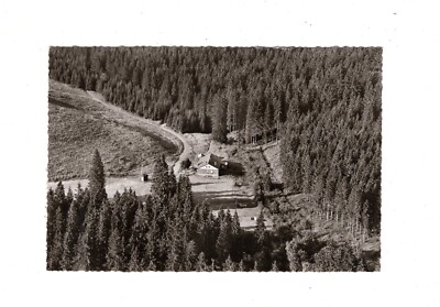 Postcard the Harz / view into the Oder Valley with forest tavern to the cattle stable