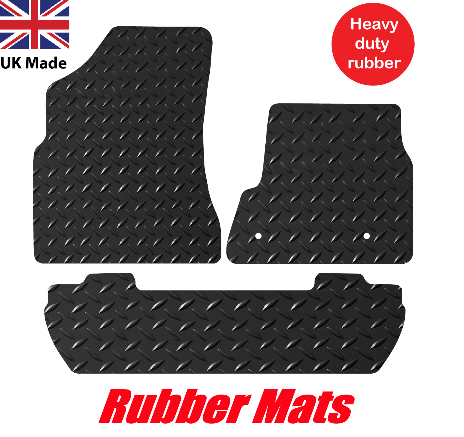 Carpets & Floor Mats Vehicle Parts & Accessories PEUGEOT PARTNER TEPEE 08ON HEAVY DUTY RUBBER