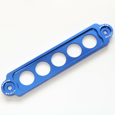 Batteriehalterung Aluminium blau universal flach Klemmhalterung 220mm 70g Epman