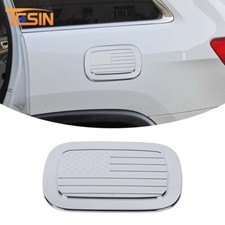 Rear Gas Cap Fuel Door Tank Filler Cover Trim For Jeep Grand Cherokee 11 Chrome