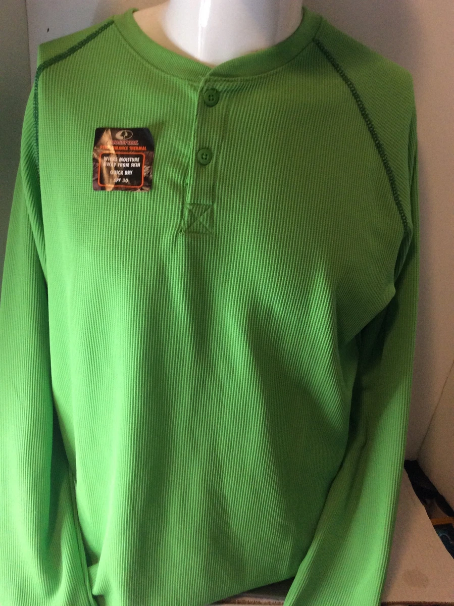 Lime green thermal shirt sale