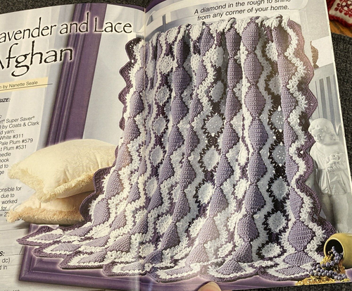 Vintage seltene Annie's Favorite Häkel April 2001 #110 - Bild 9 von 11