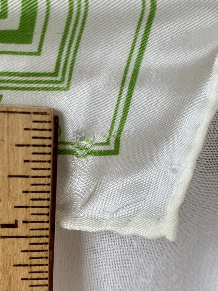 BUFANDA FLORAL VINTAGE ECO JAPÓN MEZCLA SEDA MOD GO GO 26"x26" VTS78 Foto 4 de 4