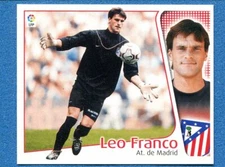 SPANISH LEAGUE 2004-2005 East - Figurine-Sticker - LEO FRANCO - ATLETICO MADRID - New