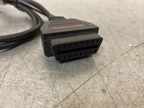 OBD2 II Diagnose 2 x 2 Auto KFZ PKW Interface Adapter Kabel für VW Audi Seat - Picture 3 of 4