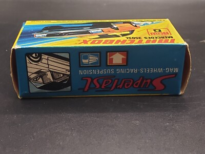 Matchbox Superfast – Mercedes 350 SL Jaune – Réf 6 – 1973 – NEUVE En Boîte