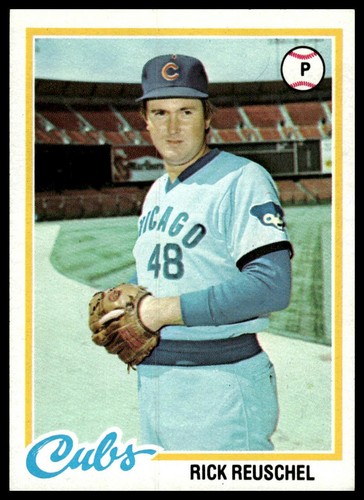 1978 Topps #50 Rick Reuschel Chicago Cubs Baseballkarte