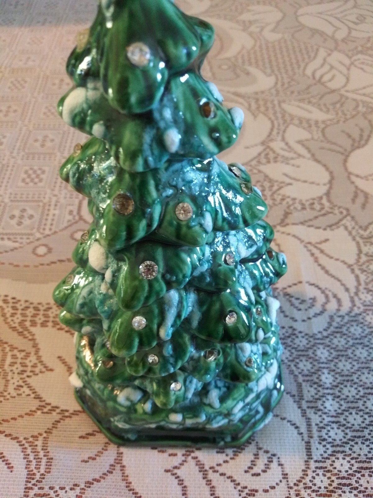 Vintage Small Holland Mold Green Ceramic Christmas Tree eBay