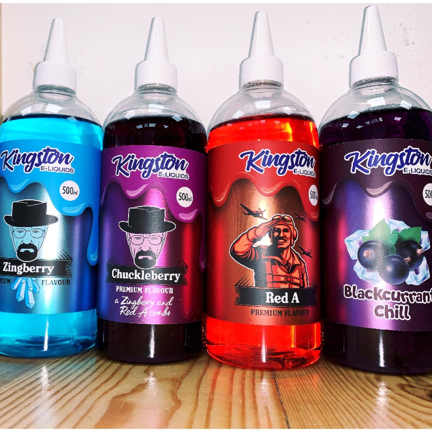 Kingston 500ML E Liquid 0MG Big Mega Save Vape Juice 70vg 30pg All