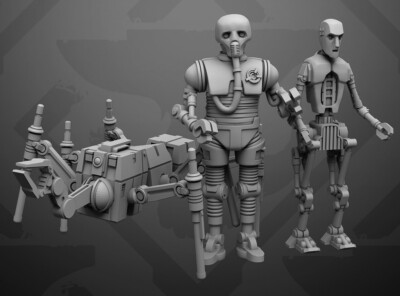 Star Wars Legion Rebel Specialists Expansion, Droids  (3D Printed Proxy)