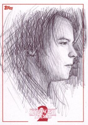Stranger Things Staffel 2 Sketchkarte von Andy Fry