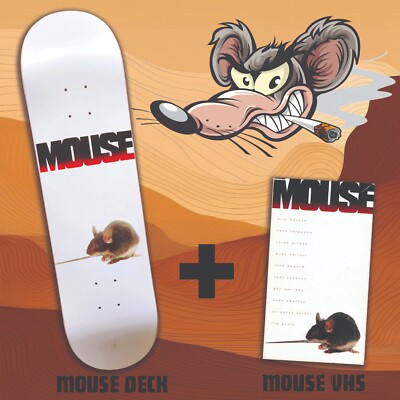 Girl Skateboards Mouse Deck マウス デッキ Girl Team Mouse White 8.25 Skateboard Deck – western-skate-co
