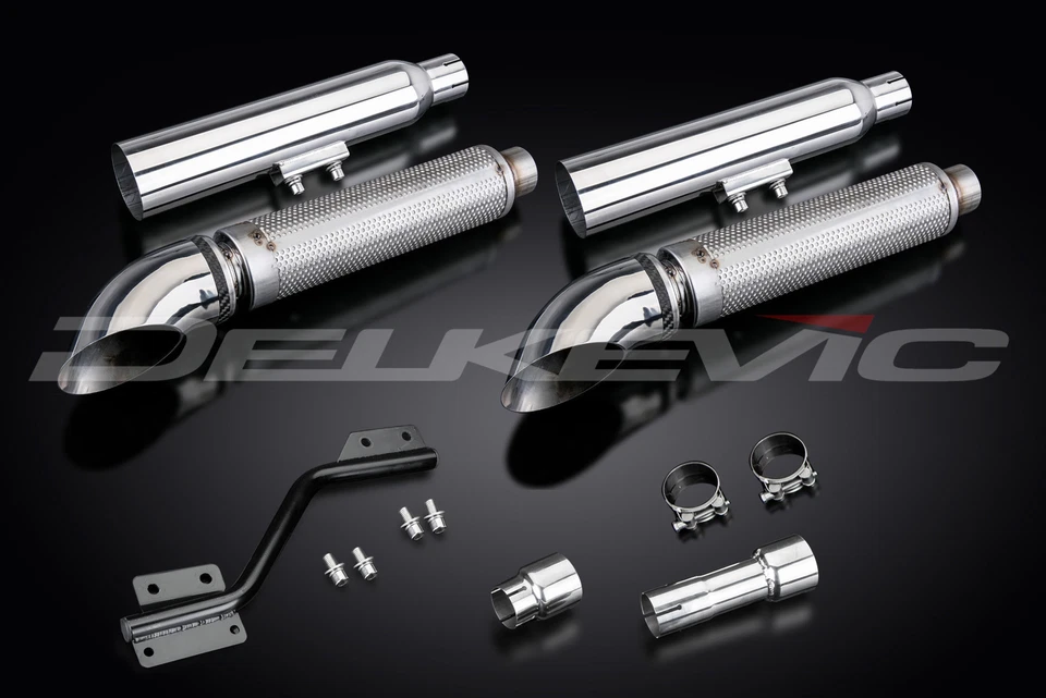 Глушители выхлопные Honda VT1100 Shadow Sabre 2000-2007 16 дюймов нержавеющая сталь поворотный наконечник - Изображение 3 из 4