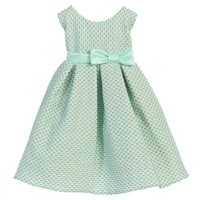 Sweet Kids Baby Girls Seafoam Polka Dot Jacquard Flower Girl Dress 6-9m on sale Sweet Kids Baby Girls Seafoam Polka Dot Jacquard Flower Girl Dress 6-9m on sale