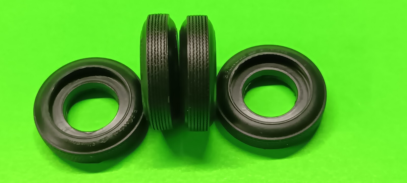 1959 Cadillac Ambulance 1/25 Hubcap Rim Whitewall Tires BF Goodrich Slivertown