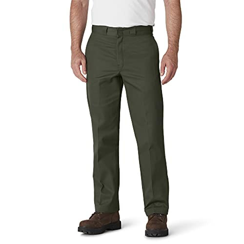 (TG. 34W / 30L) Dickies Original 874 Work Pantaloni, Verde (Olive Green / Olivgr