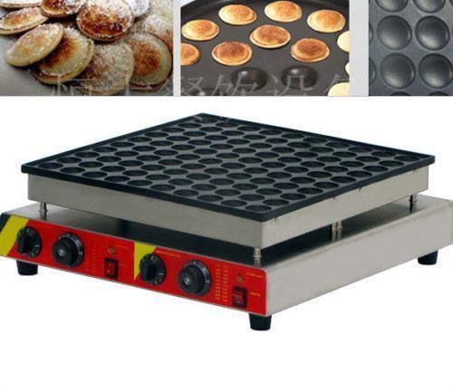 100pcs Commercial Electric Poffertje Mini Dutch Pancake Machine Maker Iron Baker