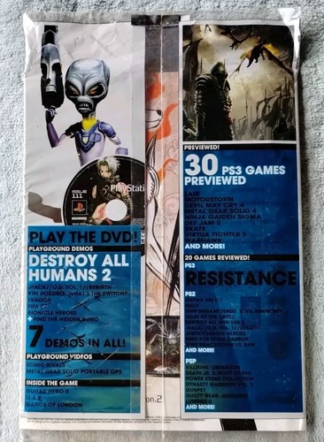Playstation Magazine PS3 Launch Special Sealed w/ (7) PS2 demos: .Hack Rebirth - Picture 2 of 4