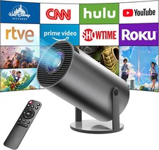 2025 DE Beamer Projektor 4K UHD WiFi Bluetooth Android TV Heimkino Mini Tragbar