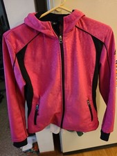 Snozu Girls Softshell Jacket.  14-16  Heather/black. Pink