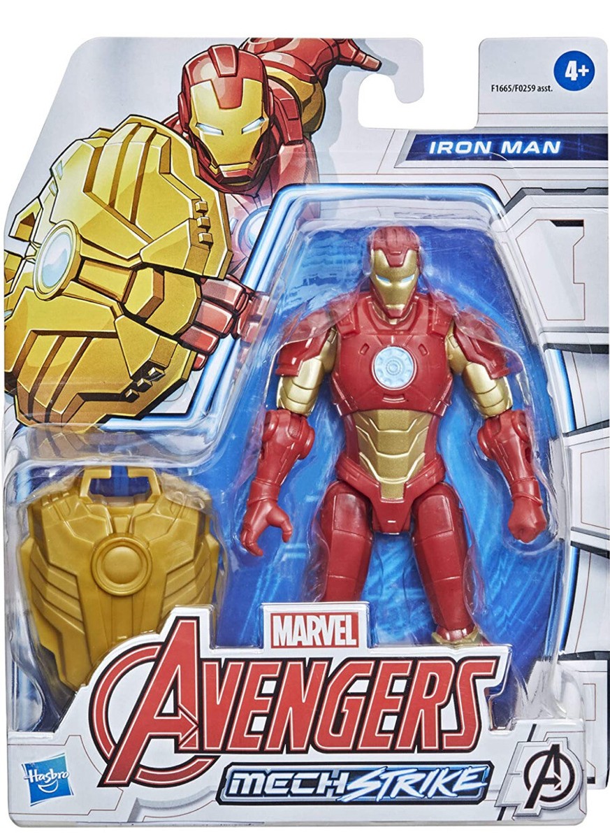 💥Marvel Mech Strike Iron Man Action Figure Hasbro