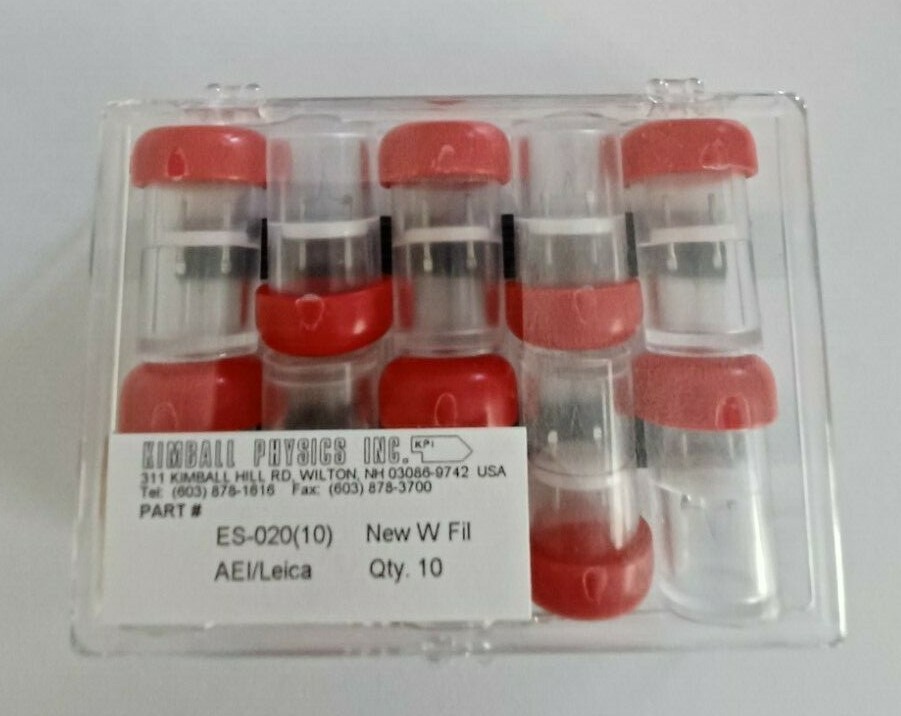 NEW Kimball Physics TUNGSTEN FILAMENTS HAIRPIN THERMIONIC EMITTERS ES-020(10)