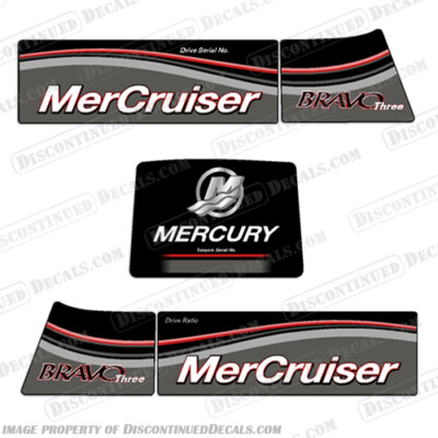 #ad Fits Mercruiser Bravo Three Decals New Model $59.95