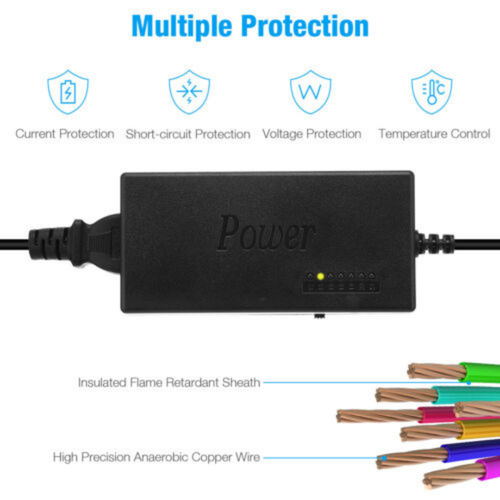Universal Laptop Charger AC Adapter 96W for Most Brands Lenovo, HP, Samsung, Del - Picture 6 of 11