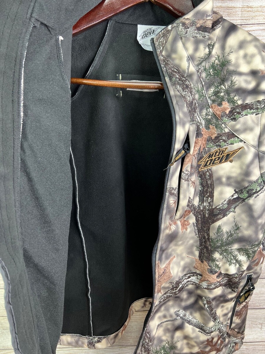Lost Camo XD Men's Full Zip Mountain Dew Camo Hunting Vest Sz